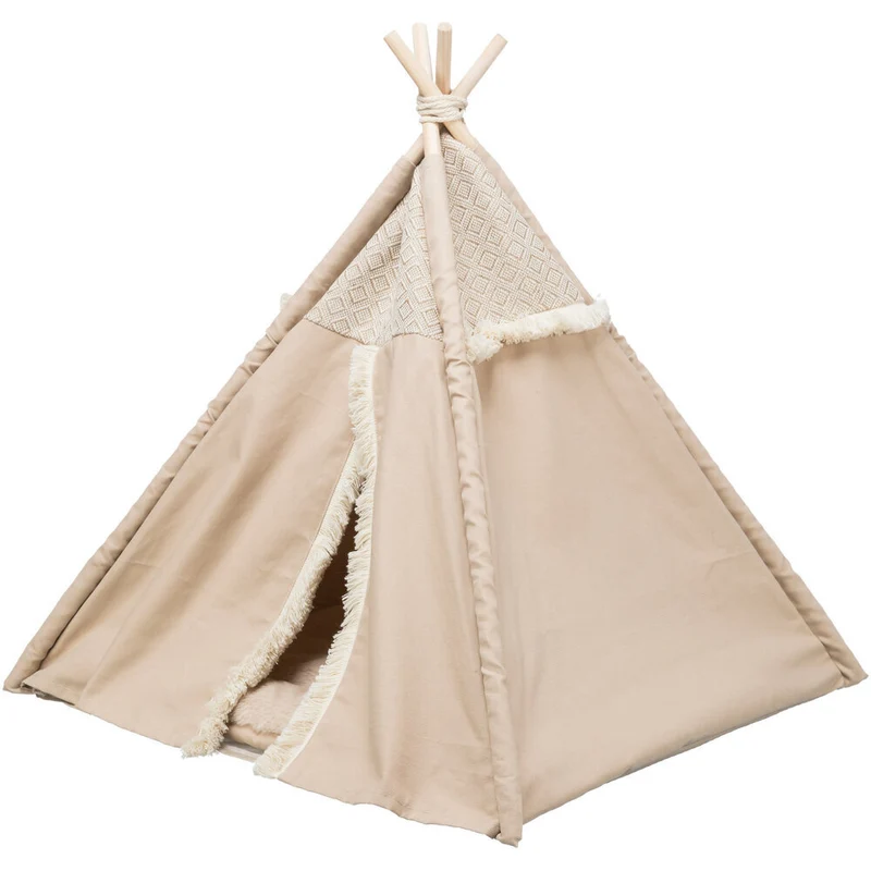 Soft Edition Boho Tipi für Katzen und kleine Hunde