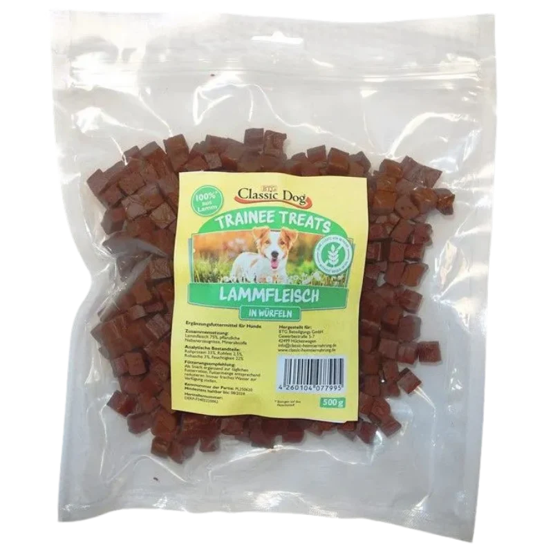 BTG Classic Dog Trainee Treats Lammfleischwürfel 500 g