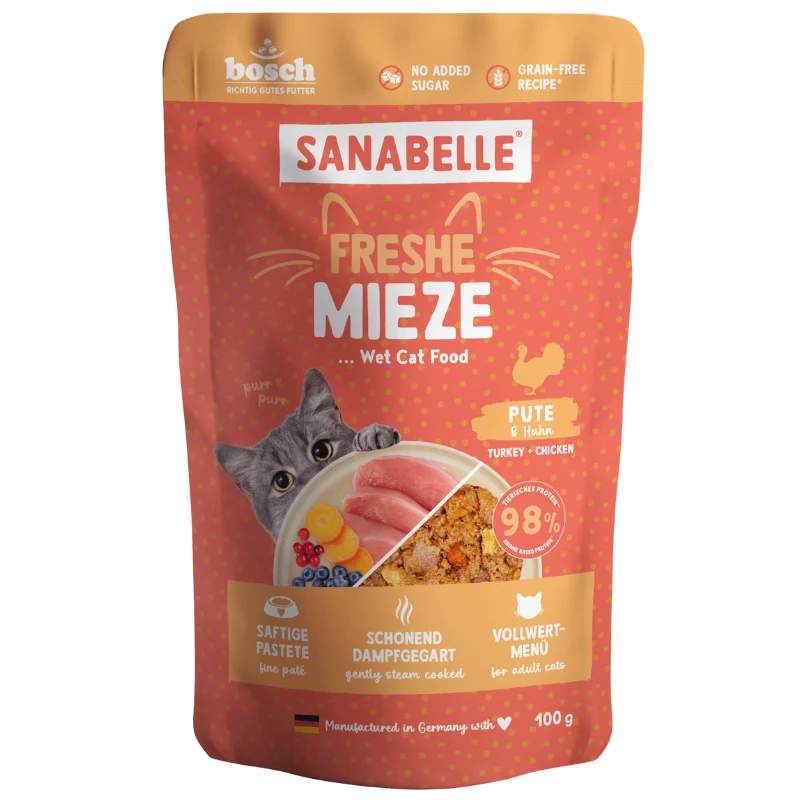 Sanabelle Freshe Mieze Pute & Huhn 100 g