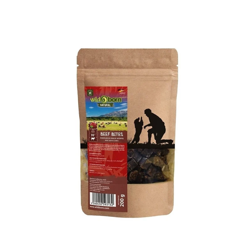 Wildborn Natural Beef Bites Hundesnack