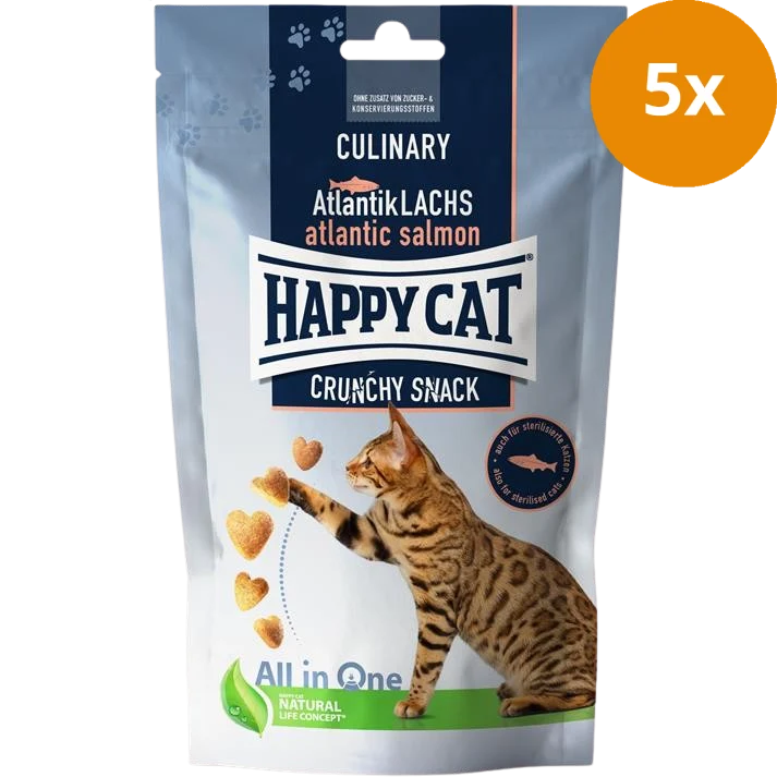 Happy Cat Culinary Crunchy Atlantik-Lachs 70 g