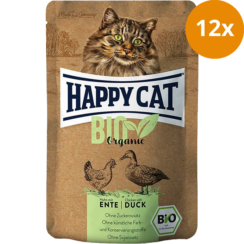 Happy Cat Pouch Bio Huhn & Ente 85 g