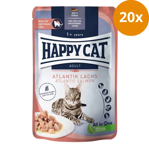 Happy Cat PB Culinary Meat in Sauce Atlantik Lachs 85 g