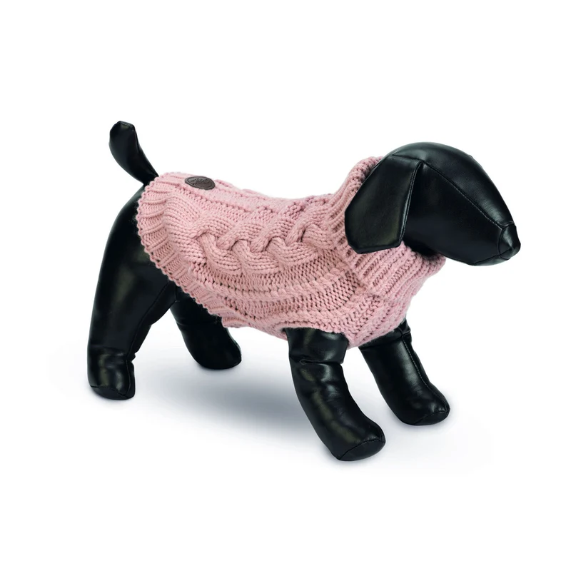 Designed by Lotte Hundepullover Haida – Strickmuster mit Rollkragen
