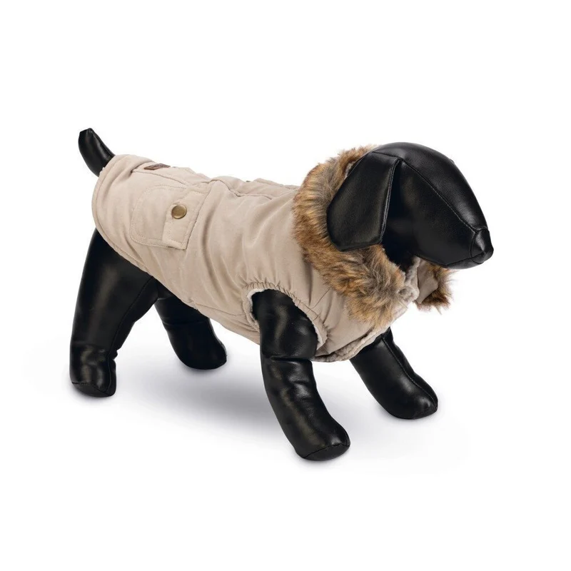 Designed by Lotte Hundemantel Philos – Wasserfest mit Schafsfell-Innenfutter
