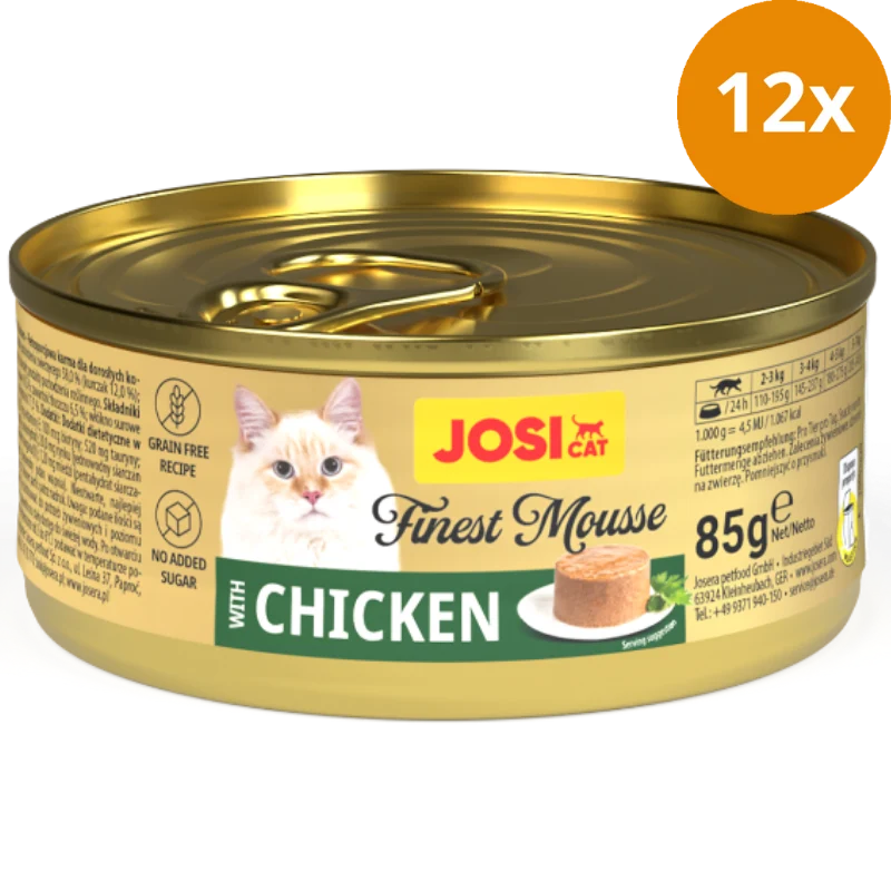 Josera JosiCat Finest Mousse with Chicken 85 g