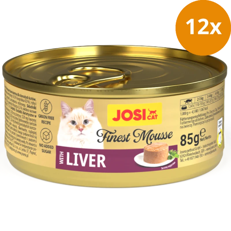 Josera JosiCat Finest Mousse with Liver 85 g