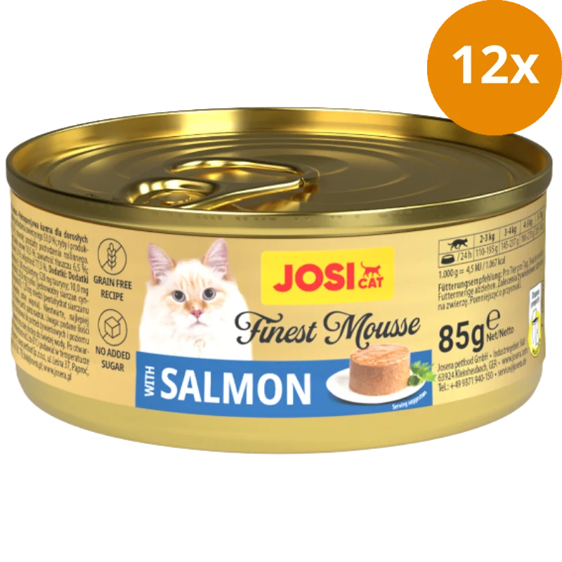 Josera JosiCat Finest Mousse with Salmon 85 g