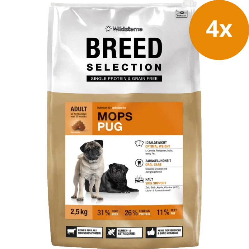 Wildsterne Breed Selection Adult Mops