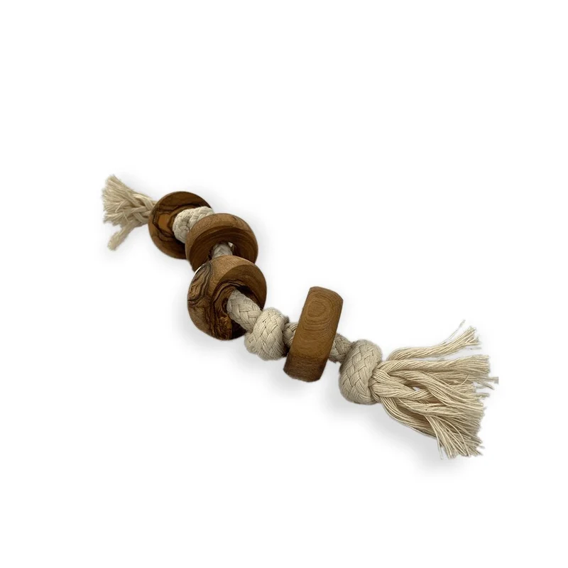 Tau-Spielzeug mit Ringen