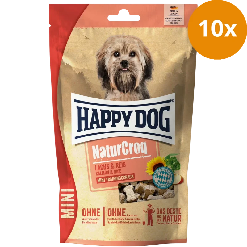 Happy Dog NaturCroq Mini Snack Lachs & Reis 100 g
