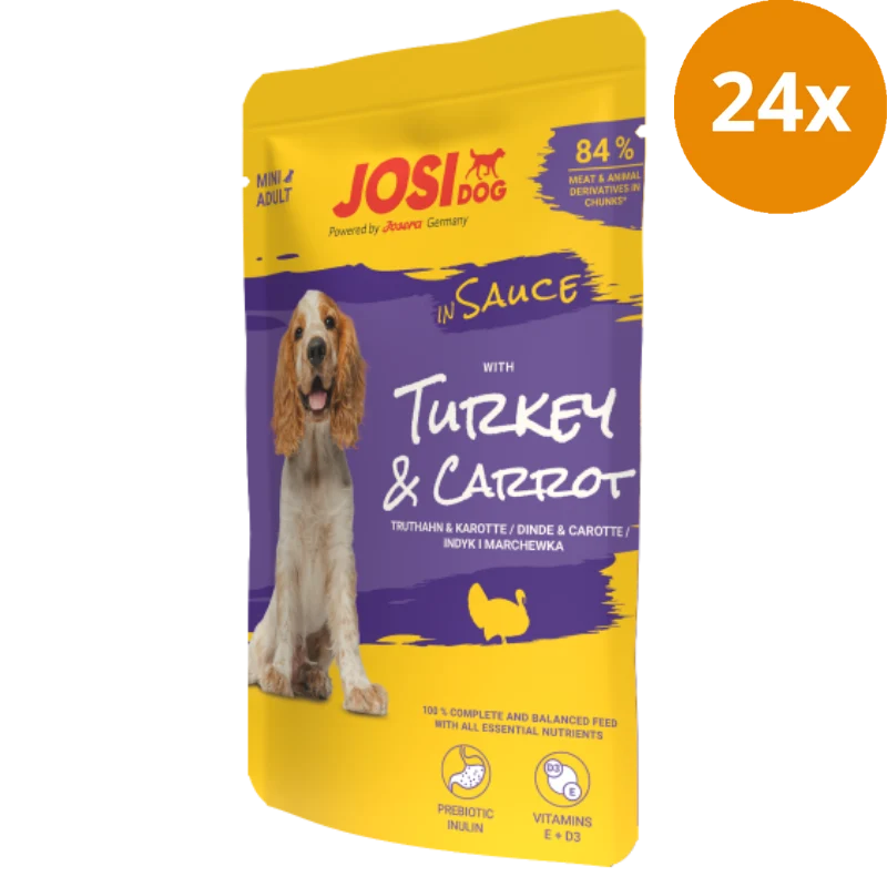 Josera JosiDog Mini Turkey & Carrot in Sauce 100 g