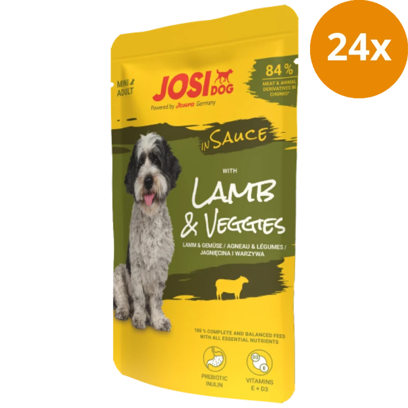 Josera JosiDog Mini Lamb & Veggies in Sauce 100 g