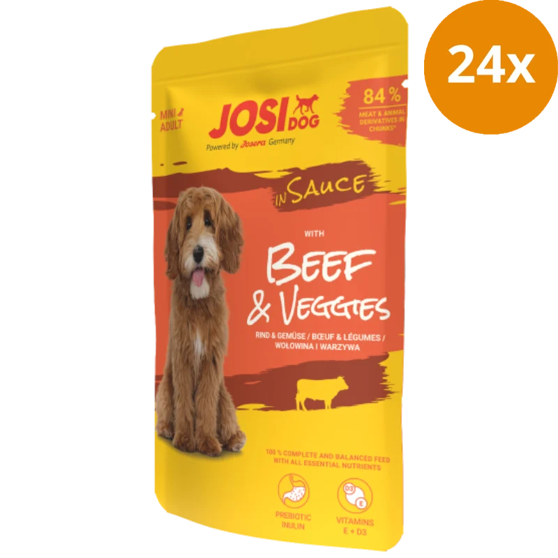 Josera JosiDog Mini Beef & Veggies in Sauce 100 g