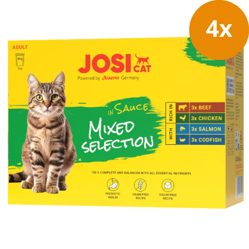 Josera JosiCat Multipack Sauce Mixed Selection 12x85 g