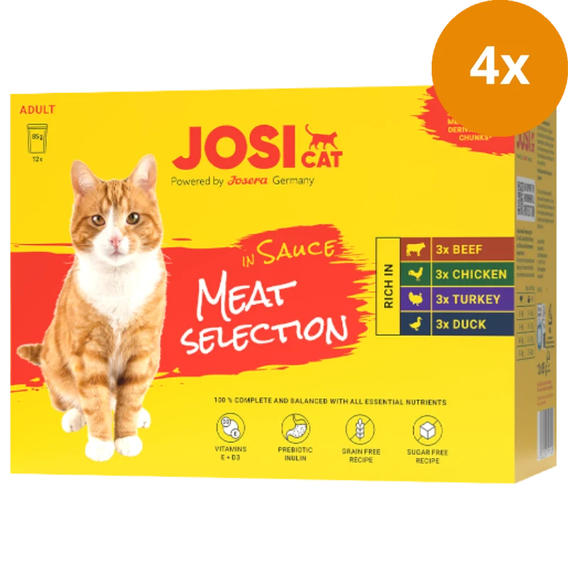 Josera JosiCat Multipack Sauce Meat Selection 12x85 g