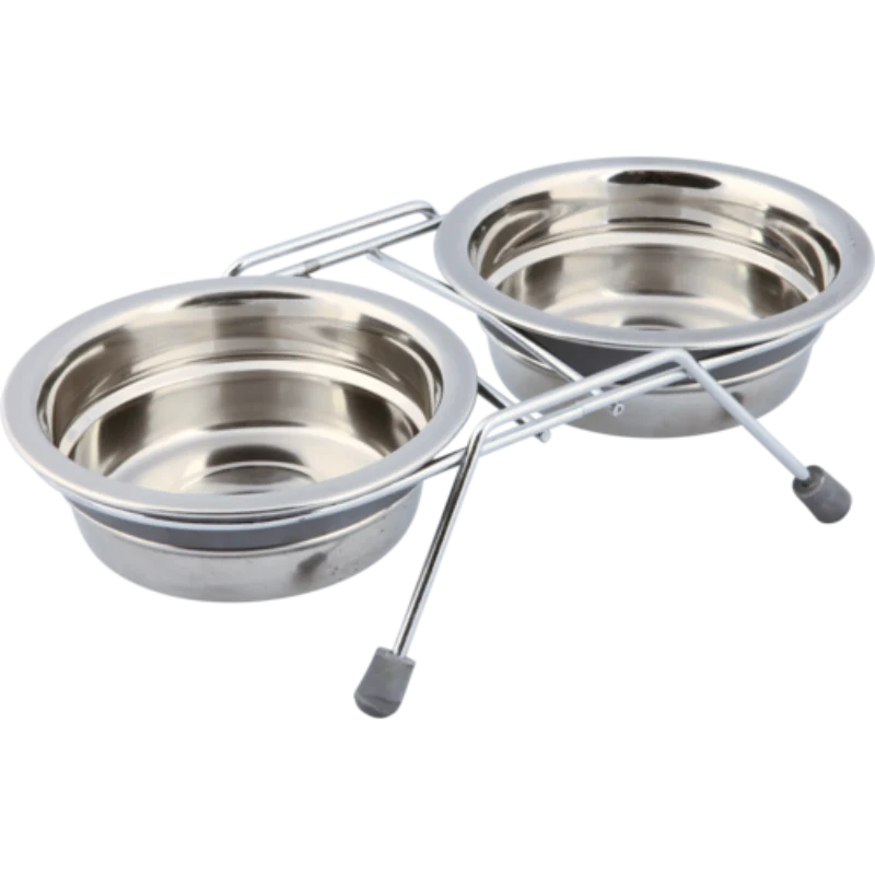TRIXIE Napf-Set mit Klapperschutz