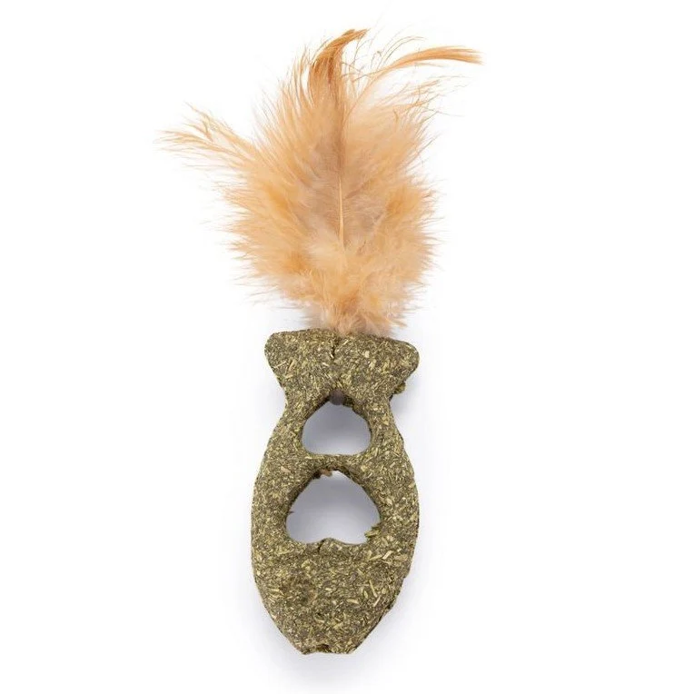 Catnip Fisch mit Federn