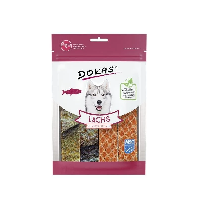 Dokas Lachs in Streifen