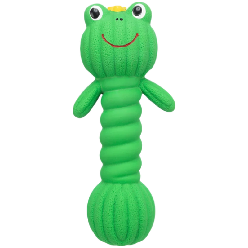 TRIXIE Frosch-Hantel Hundespielzeug