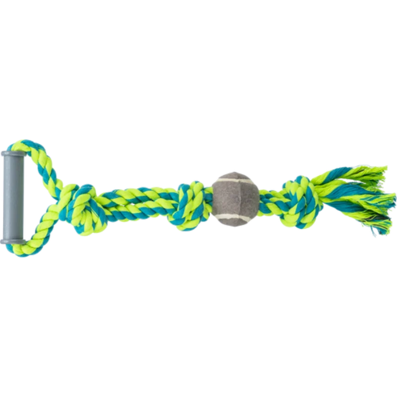 TRIXIE Spieltau mit Tennisball, Baumwolle/Polyester