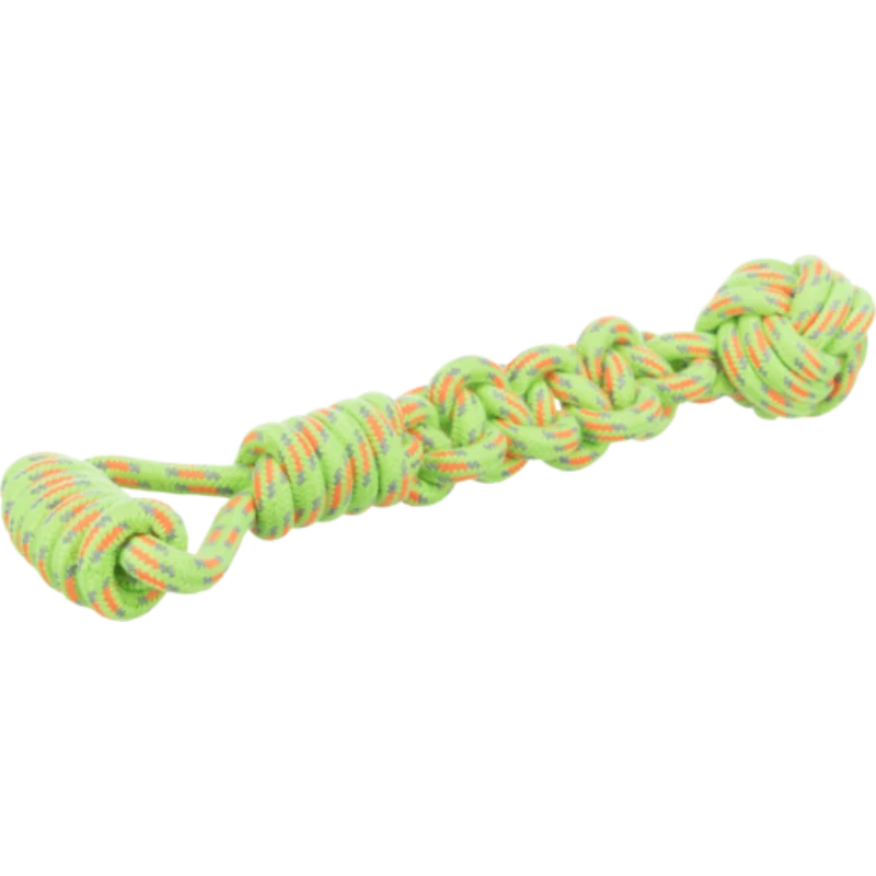 TRIXIE Spieltau mit eingeflochtenem Ball, Baumwolle/Polyester