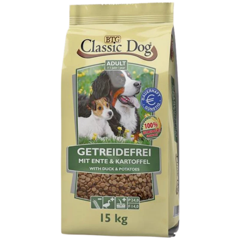 BTG Classic Dog Ente & Kartoffel getreidefrei