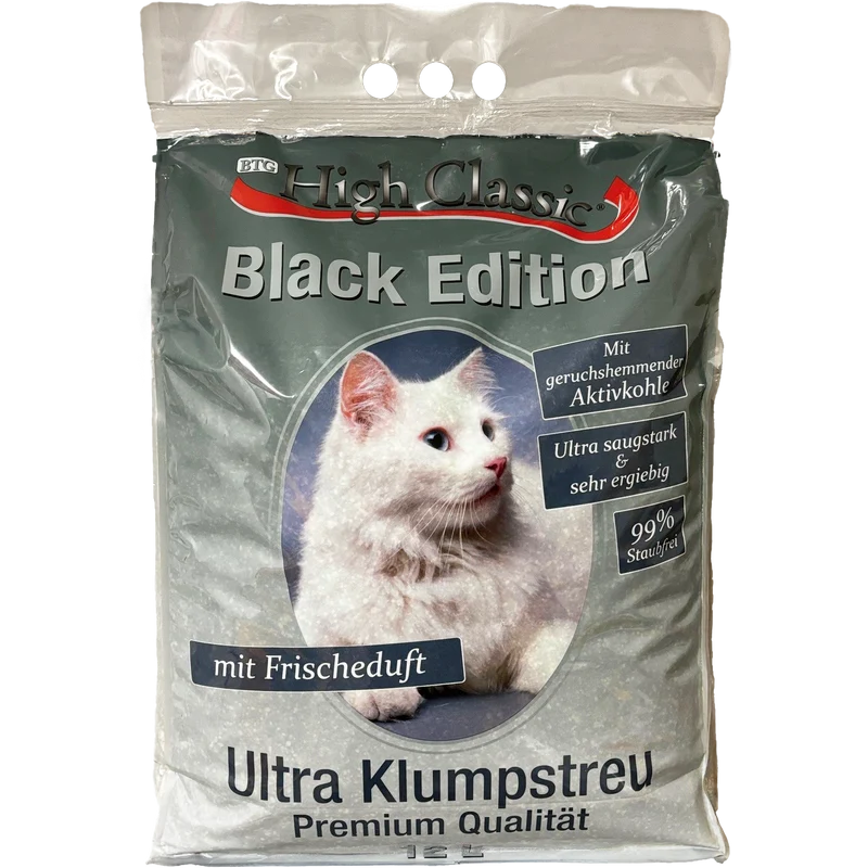 BTG Classic Cat Katzenstreu High Black Edition