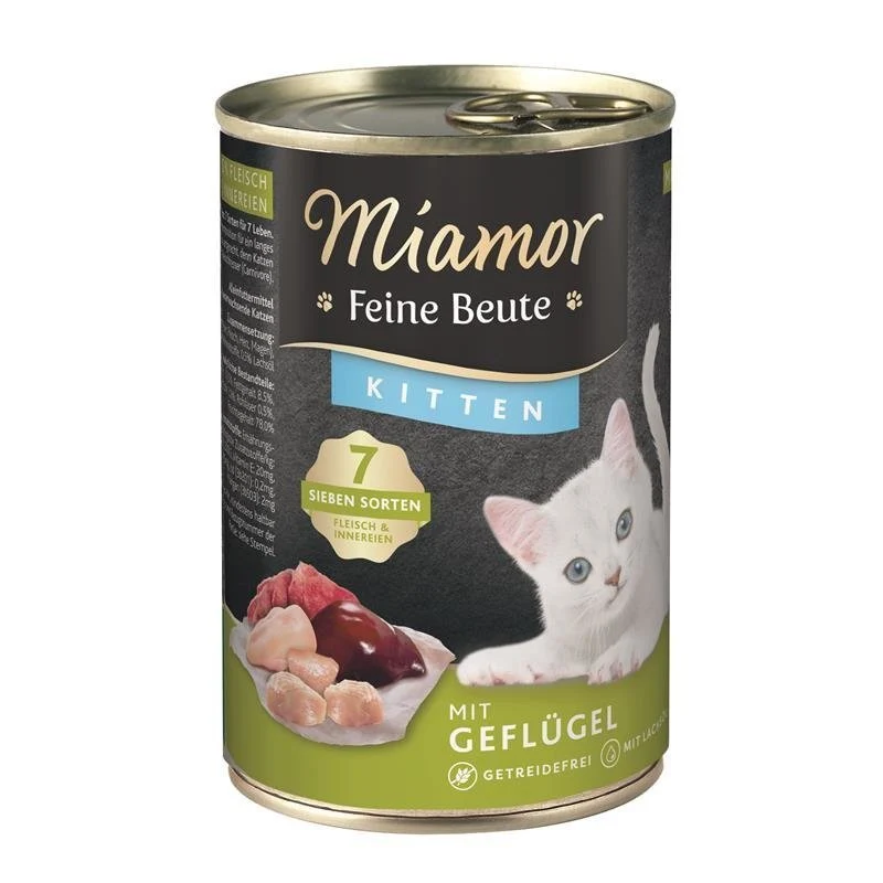 Feine Beute in Dosen für Kitten