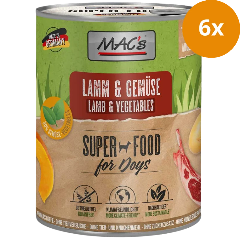 MAC's Dog Lamm & Gemüse 800 g