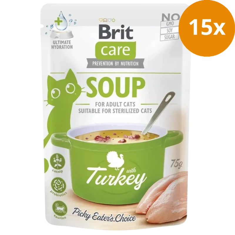 Brit Care Cat Soup with Turkey 75 g