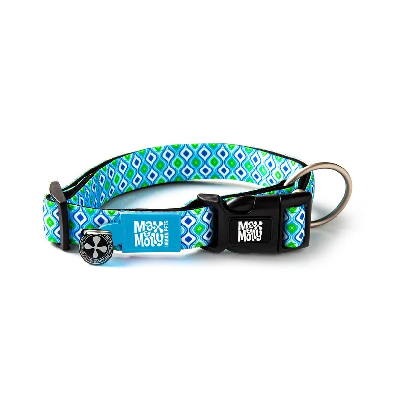 Smart ID Halsband Retro Blue