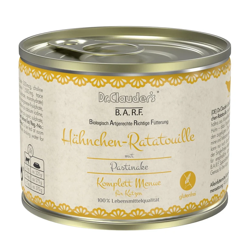 Barf Cat Komplettmenü Hähnchen-Ratatouille