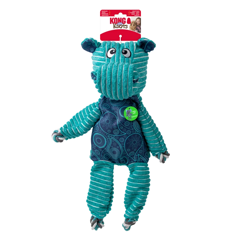 KONG Floppy Knots Hippo Jumbo