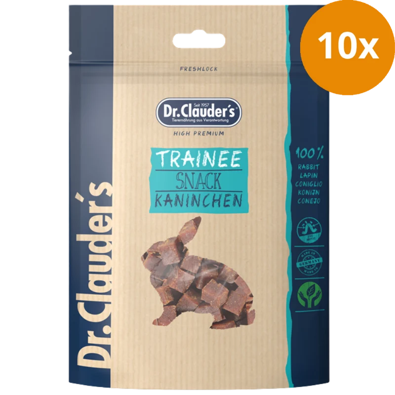 Dr. Clauder's Dog Trainee Snack Kaninchenfleisch 80 g
