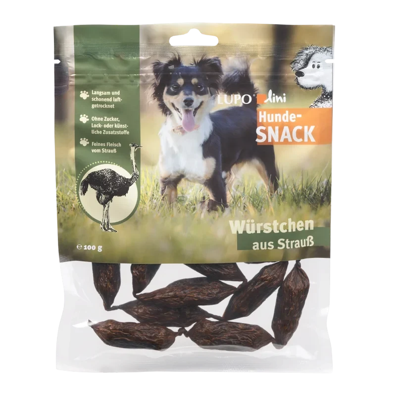 Luposan Lupolini Hundewürstchen Strauß 100 g