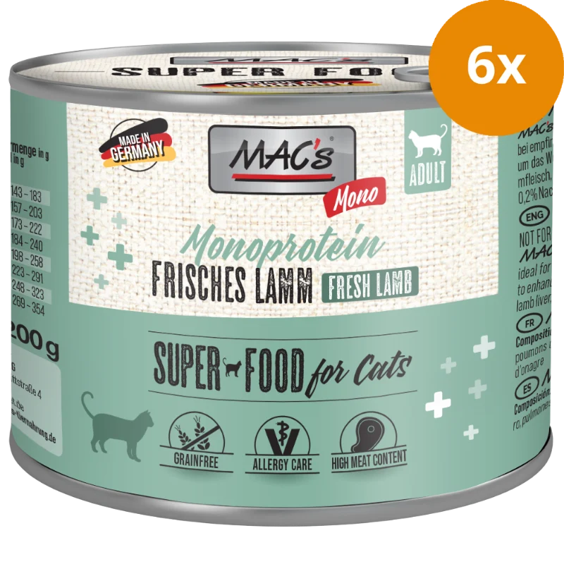 MAC's Cat Mono Frisches Lamm 200 g