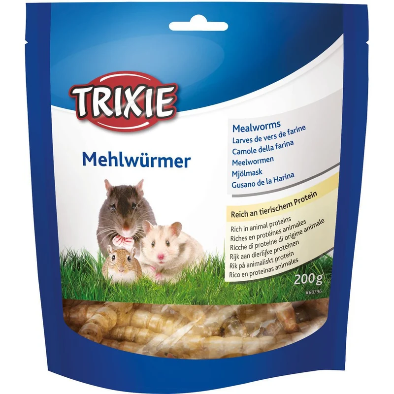 Getrocknete Mehlwürmer