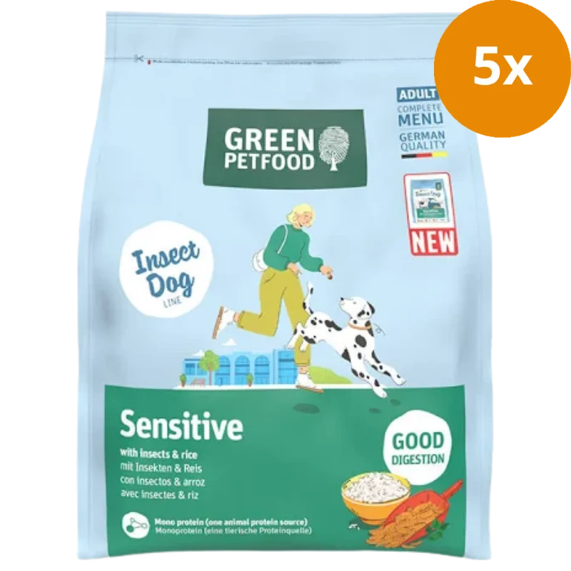 Green Petfood Dog Sensitive with Insects