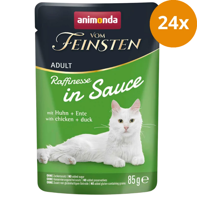 Animonda vom Feinsten Raffinesse in Sauce Adult mit Huhn + Ente 85 g