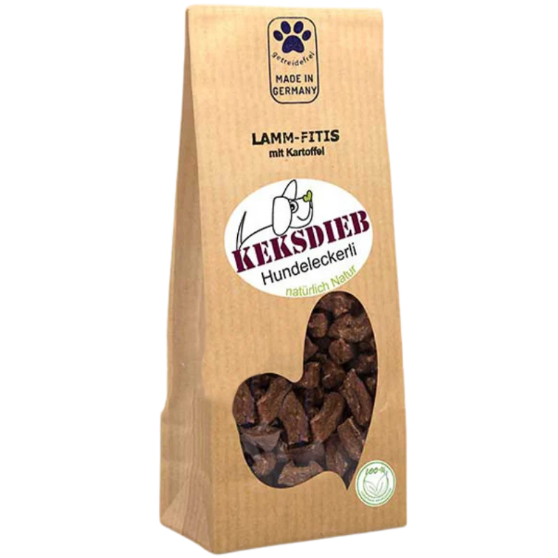 KEKSDIEB Hundeleckerli Lamm Fitis + Kartoffel 125 g