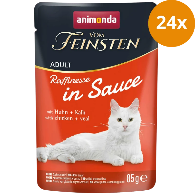 Animonda Vom Feinsten Raffinesse in Sauce Adult mit Huhn + Kalb 85 g