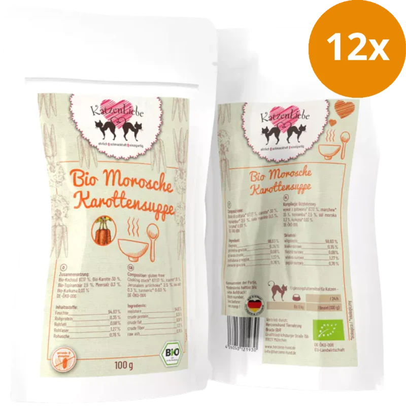 Katzenliebe Bio-Morosche KarottenSuppe PB 100 g