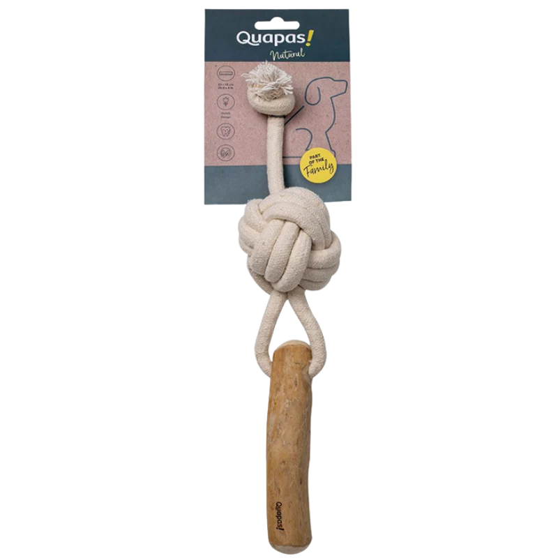 Quapas Dog Toy Coffeewood