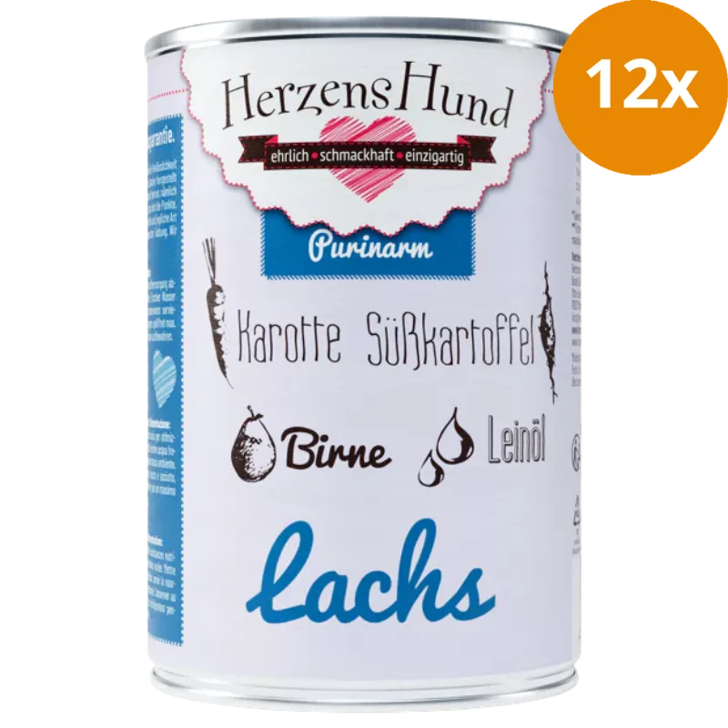 Herzenshund Lachs mit Karotte 400 g