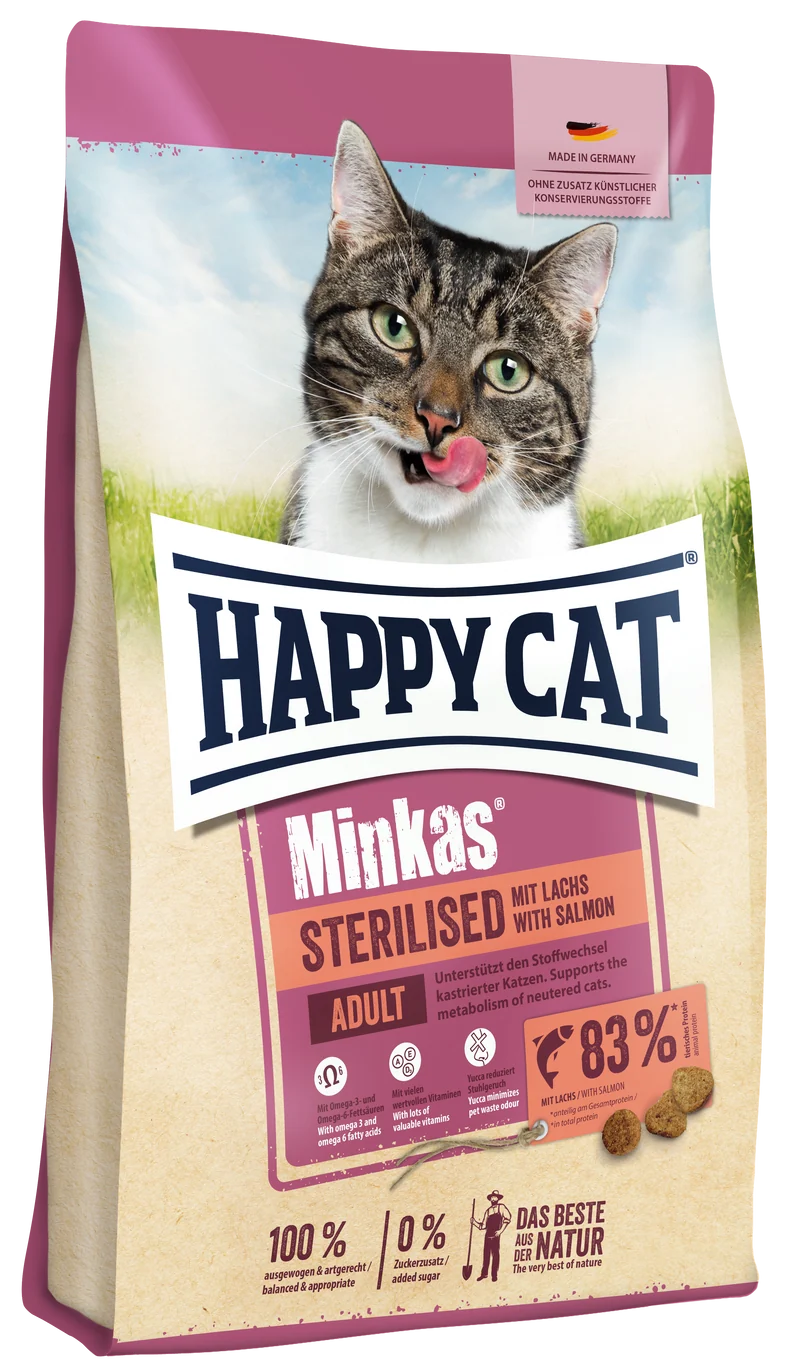 Happy Cat Minkas Sterilised Lachs