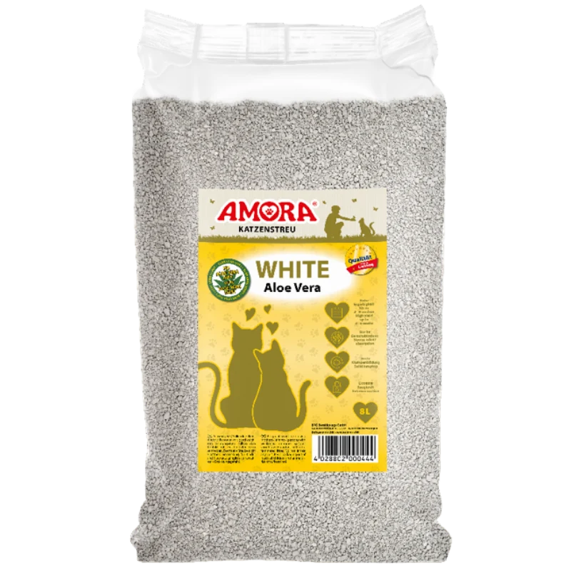 AMORA Katzenstreu White Aloe Vera