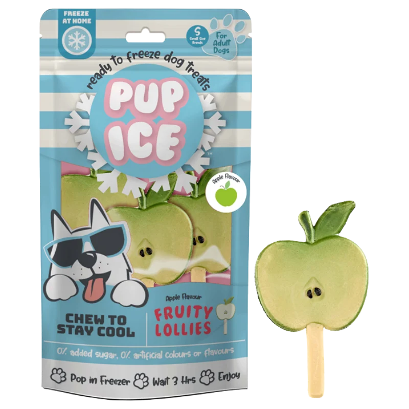 Pup Ice Dog Snack Fruity Lollies Apple S
