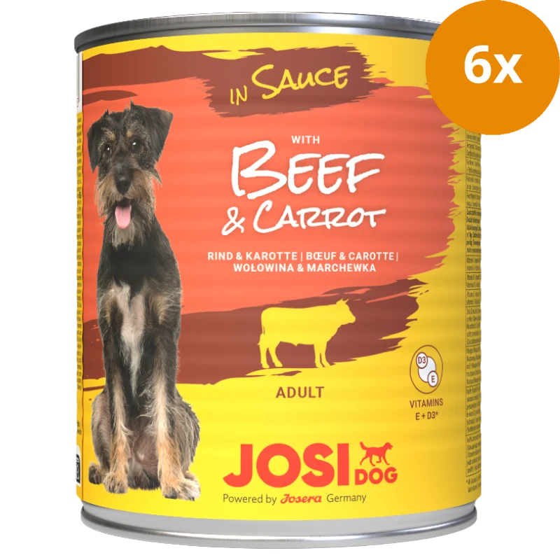 Josera JosiDog Dose Beef & Carrot in Sauce 830 g