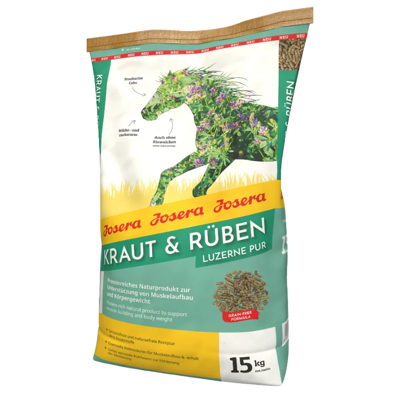 Josera Pferd Kraut & Rüben Luzerne Pur